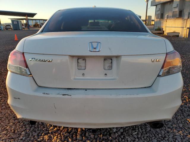 1HGCP36888A042186 - 2008 HONDA ACCORD EXL WHITE photo 6