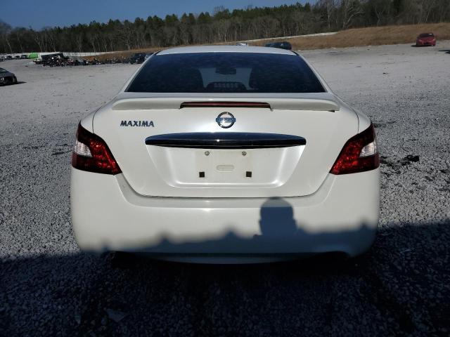 1N4AA51E19C816385 - 2009 NISSAN MAXIMA S WHITE photo 6