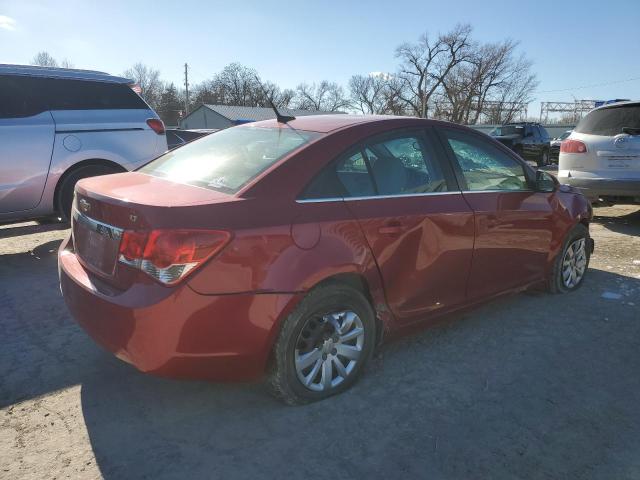 1G1PF5S98B7149152 - 2011 CHEVROLET CRUZE LT RED photo 3