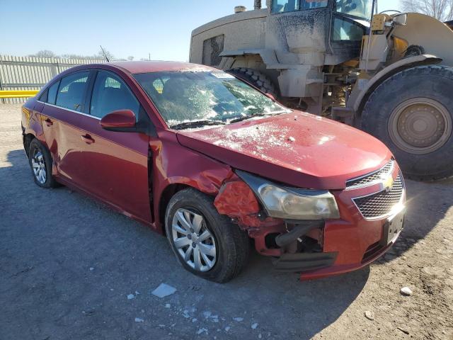 1G1PF5S98B7149152 - 2011 CHEVROLET CRUZE LT RED photo 4