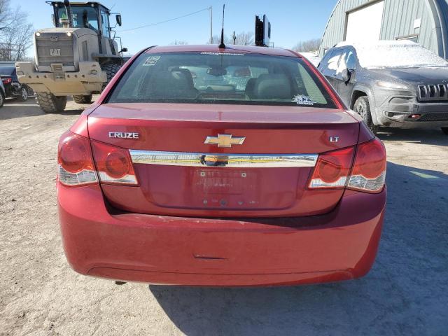 1G1PF5S98B7149152 - 2011 CHEVROLET CRUZE LT RED photo 6