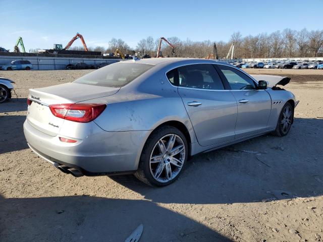 ZAM56RRA6E1082222 - 2014 MASERATI QUATTROPOR S SILVER photo 3