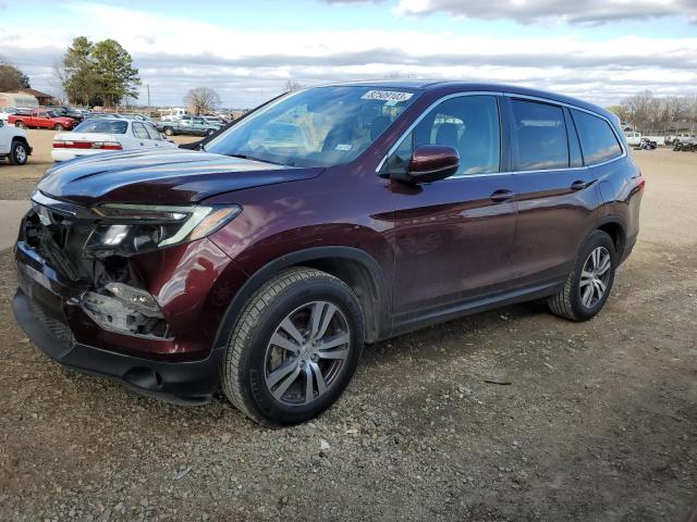 5FNYF5H54GB052354 - 2016 HONDA PILOT EXL BURGUNDY photo 1