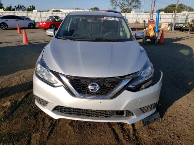 3N1AB7AP1JL636887 - 2018 NISSAN SENTRA S SILVER photo 5