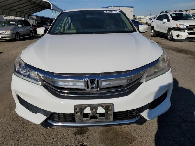 1HGCR2F3XGA166676 - 2016 HONDA ACCORD LX WHITE photo 5