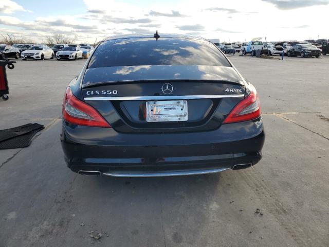 WDDLJ9BB9DA060393 - 2013 MERCEDES-BENZ CLS 550 4MATIC BLACK photo 6