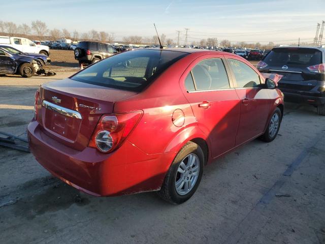 1G1JC5SH9D4204492 - 2013 CHEVROLET SONIC LT RED photo 3