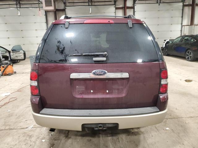 1FMEU74E88UB06205 - 2008 FORD EXPLORER EDDIE BAUER BURGUNDY photo 6