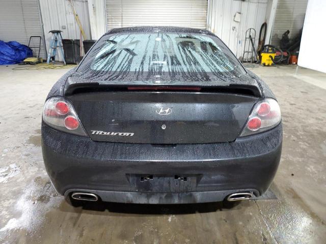 KMHHN66F17U251093 - 2007 HYUNDAI TIBURON GT BLACK photo 6