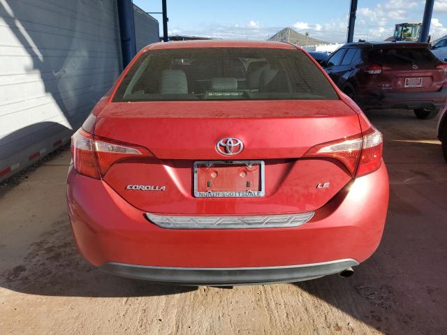2T1BURHE7JC083824 - 2018 TOYOTA COROLLA L Rouge photo 6