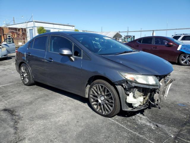 19XFB2F55DE293555 - 2013 HONDA CIVIC LX GRAY photo 4