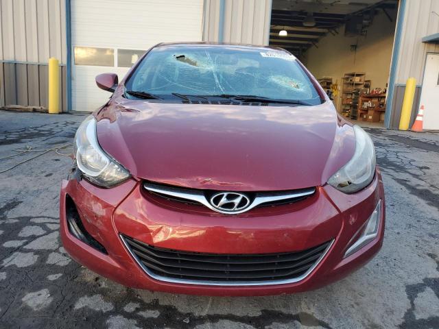 5NPDH4AE7GH654437 - 2016 HYUNDAI ELANTRA SE RED photo 5