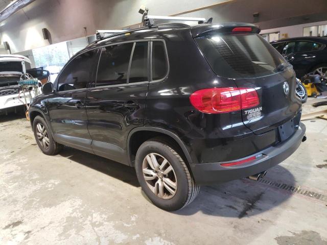 WVGBV7AX6HK012874 - 2017 VOLKSWAGEN TIGUAN S BLACK photo 2