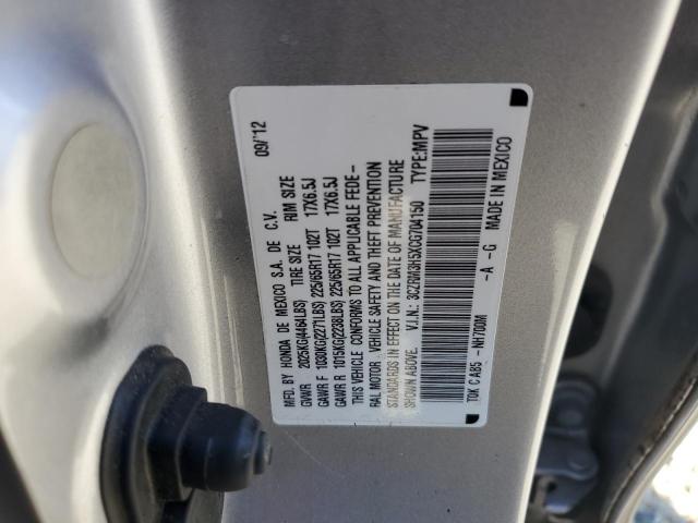 3CZRM3H5XCG704150 - 2012 HONDA CR-V EX 银色 照片 13