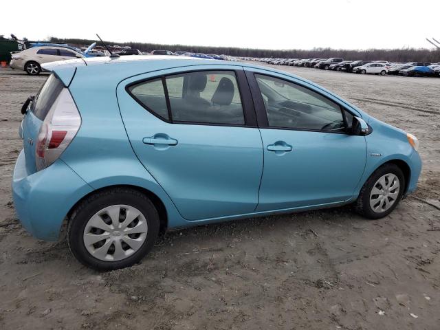 JTDKDTB37D1056586 - 2013 TOYOTA PRIUS C TURQUOISE photo 3