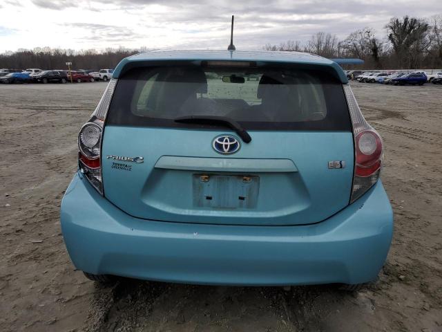 JTDKDTB37D1056586 - 2013 TOYOTA PRIUS C TURQUOISE photo 6