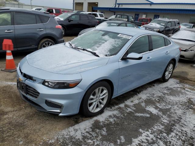 1G1ZE5ST6HF246453 - 2017 CHEVROLET MALIBU LT BLUE photo 1