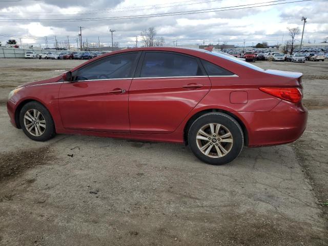 5NPEB4AC9CH444534 - 2012 HYUNDAI SONATA GLS BURGUNDY photo 2