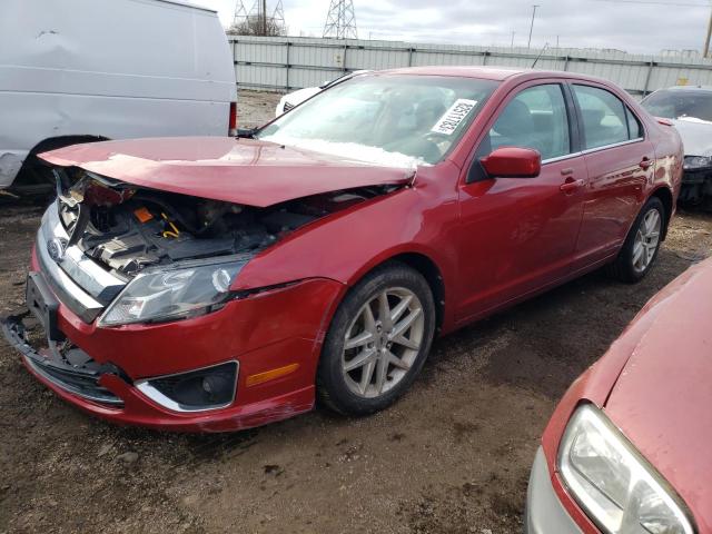 3FAHP0JA4AR171265 - 2010 FORD FUSION SEL RED photo 1