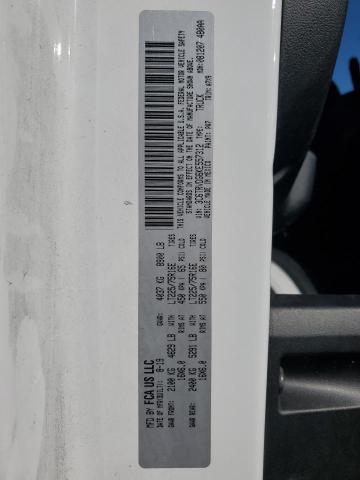 3C6TRVDG6KE557312 - 2019 RAM PROMASTER 2500 HIGH WHITE photo 13