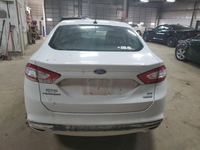 3FA6P0H93ER195811 - 2014 FORD FUSION SE WHITE photo 6