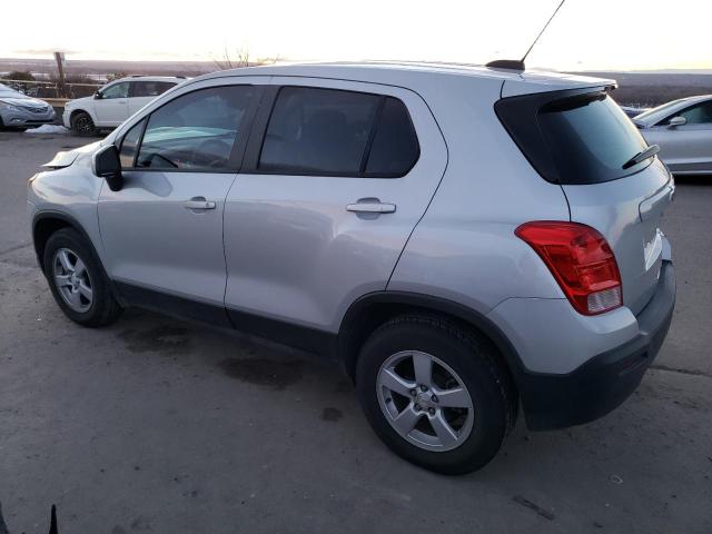 3GNCJNSB0GL225397 - 2016 CHEVROLET TRAX LS SILVER photo 2