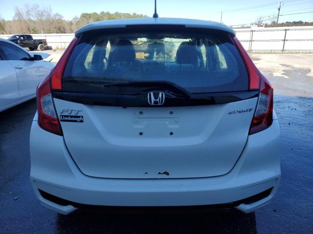 3HGGK5G6XJM703069 - 2018 HONDA FIT SPORT WHITE photo 6