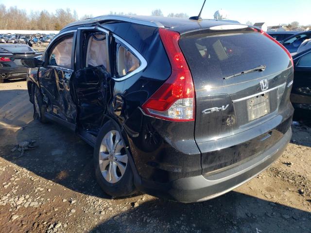 2HKRM4H7XDH600148 - 2013 HONDA CR-V EXL BLACK photo 2