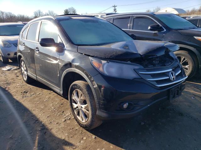 2HKRM4H7XDH600148 - 2013 HONDA CR-V EXL BLACK photo 4