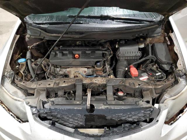 2HGFG3B52CH008389 - 2012 HONDA CIVIC LX SILVER photo 11