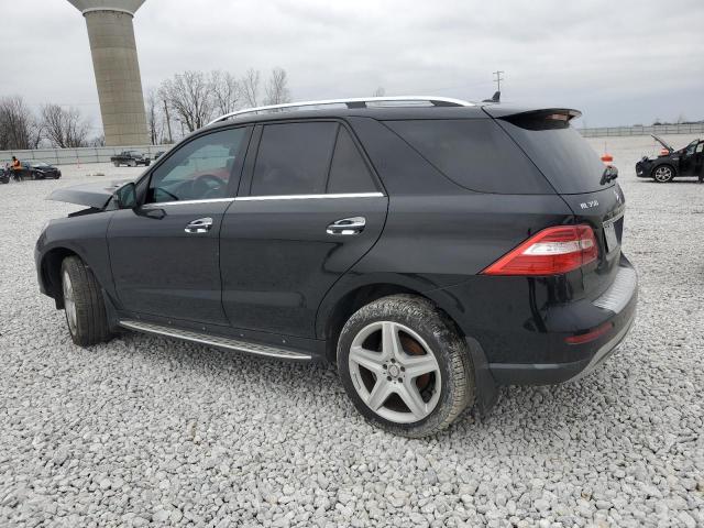 4JGDA5HB7EA314940 - 2014 MERCEDES-BENZ ML 350 4MATIC BLACK photo 2