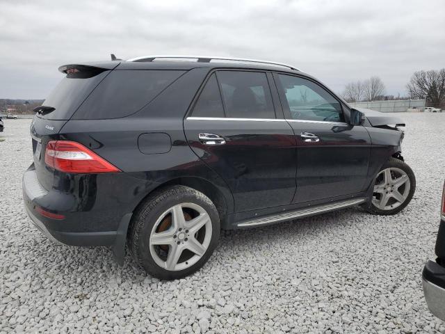 4JGDA5HB7EA314940 - 2014 MERCEDES-BENZ ML 350 4MATIC BLACK photo 3