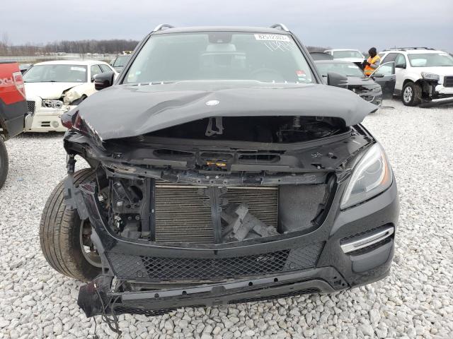 4JGDA5HB7EA314940 - 2014 MERCEDES-BENZ ML 350 4MATIC BLACK photo 5