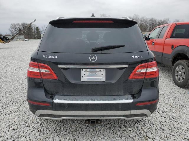 4JGDA5HB7EA314940 - 2014 MERCEDES-BENZ ML 350 4MATIC BLACK photo 6