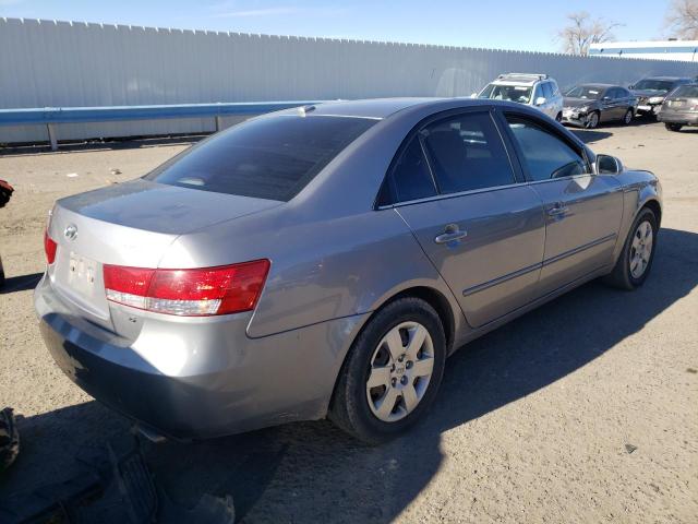 5NPET46F88H332153 - 2008 HYUNDAI SONATA GLS SILVER photo 3