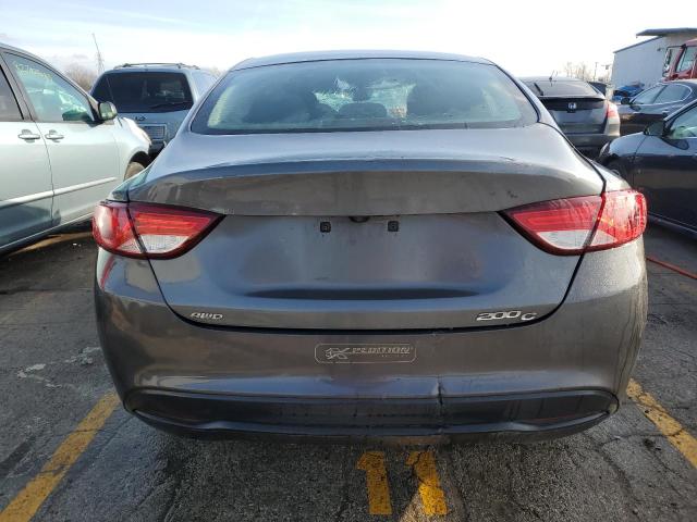 1C3CCCFB1HN502839 - 2017 CHRYSLER 200 LX GRAY photo 6