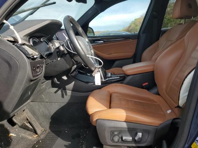 5UXTR9C50KLE17121 - 2019 BMW X3 XDRIVE30I 蓝色 照片 7