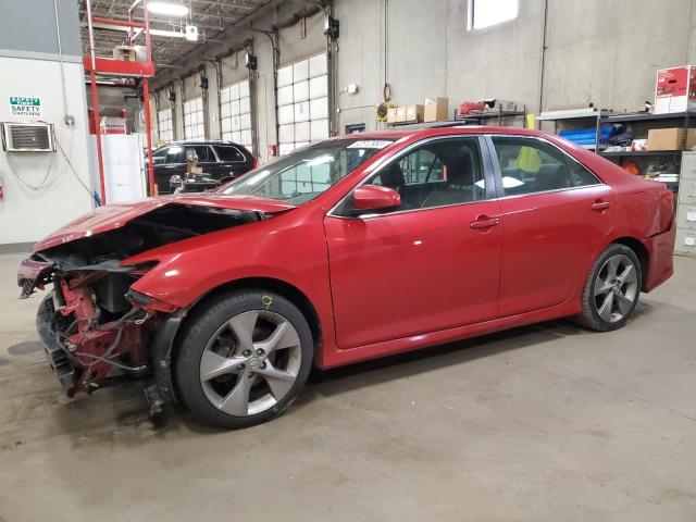 4T1BF1FK7CU631245 - 2012 TOYOTA CAMRY BASE RED photo 1