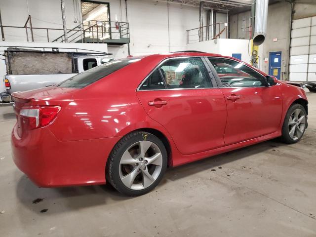 4T1BF1FK7CU631245 - 2012 TOYOTA CAMRY BASE RED photo 3