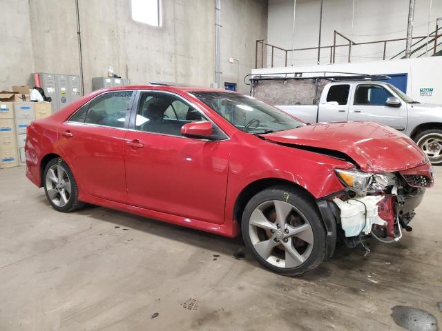 4T1BF1FK7CU631245 - 2012 TOYOTA CAMRY BASE RED photo 4