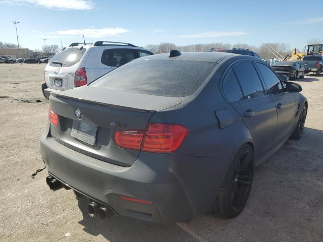 WBS3C9C50FP803593 - 2015 BMW M3 GRAY photo 3