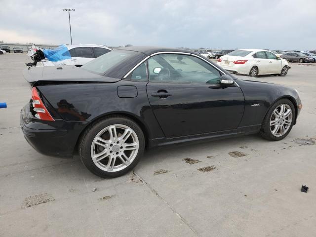 WDBKK65F34F303889 - 2004 MERCEDES-BENZ SLK 320 BLACK photo 3