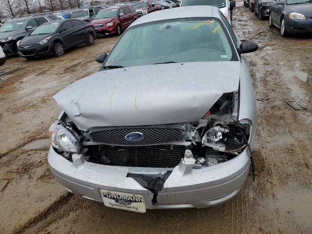 1FAHP53U87A195849 - 2007 FORD TAURUS SE SILVER photo 5