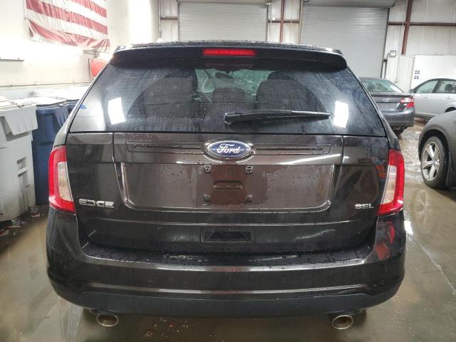 2FMDK3JC3EBB04053 - 2014 FORD EDGE SEL BROWN photo 6