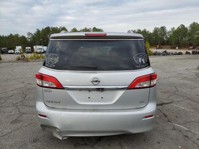 JN8AE2KP2B9006056 - 2011 NISSAN QUEST S SILVER photo 6