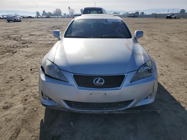 JTHBK262065008682 - 2006 LEXUS IS 250 SILVER photo 5