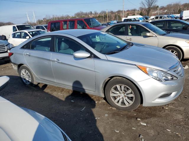 5NPEB4ACXBH007480 - 2011 HYUNDAI SONATA GLS SILVER photo 4