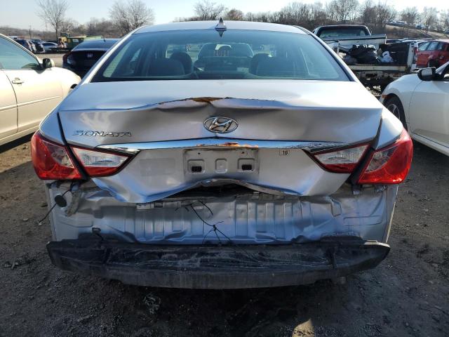 5NPEB4ACXBH007480 - 2011 HYUNDAI SONATA GLS SILVER photo 6