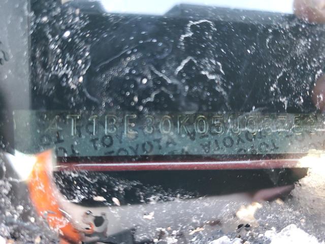 4T1BE30K05U067836 - 2005 TOYOTA CAMRY LE RED photo 13