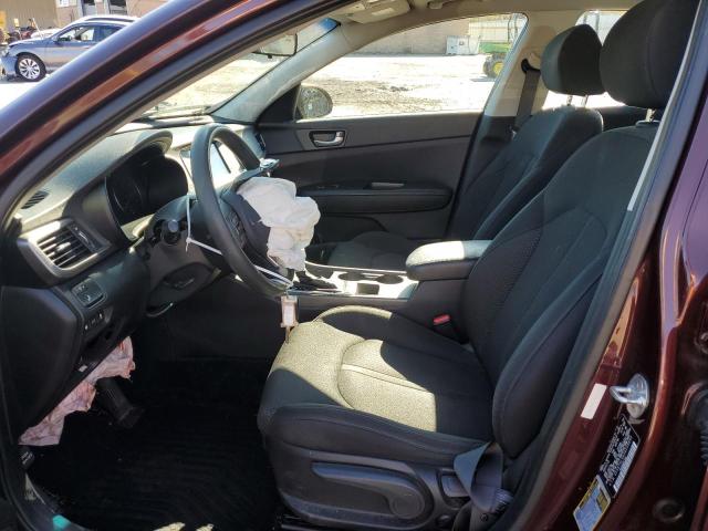5XXGT4L39JG248895 - 2018 KIA OPTIMA LX Бордовый фото 7